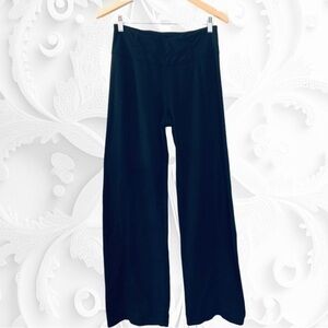 PrAna Short Inseam Yoga Pants Black Flared/Wide Leg Leggings